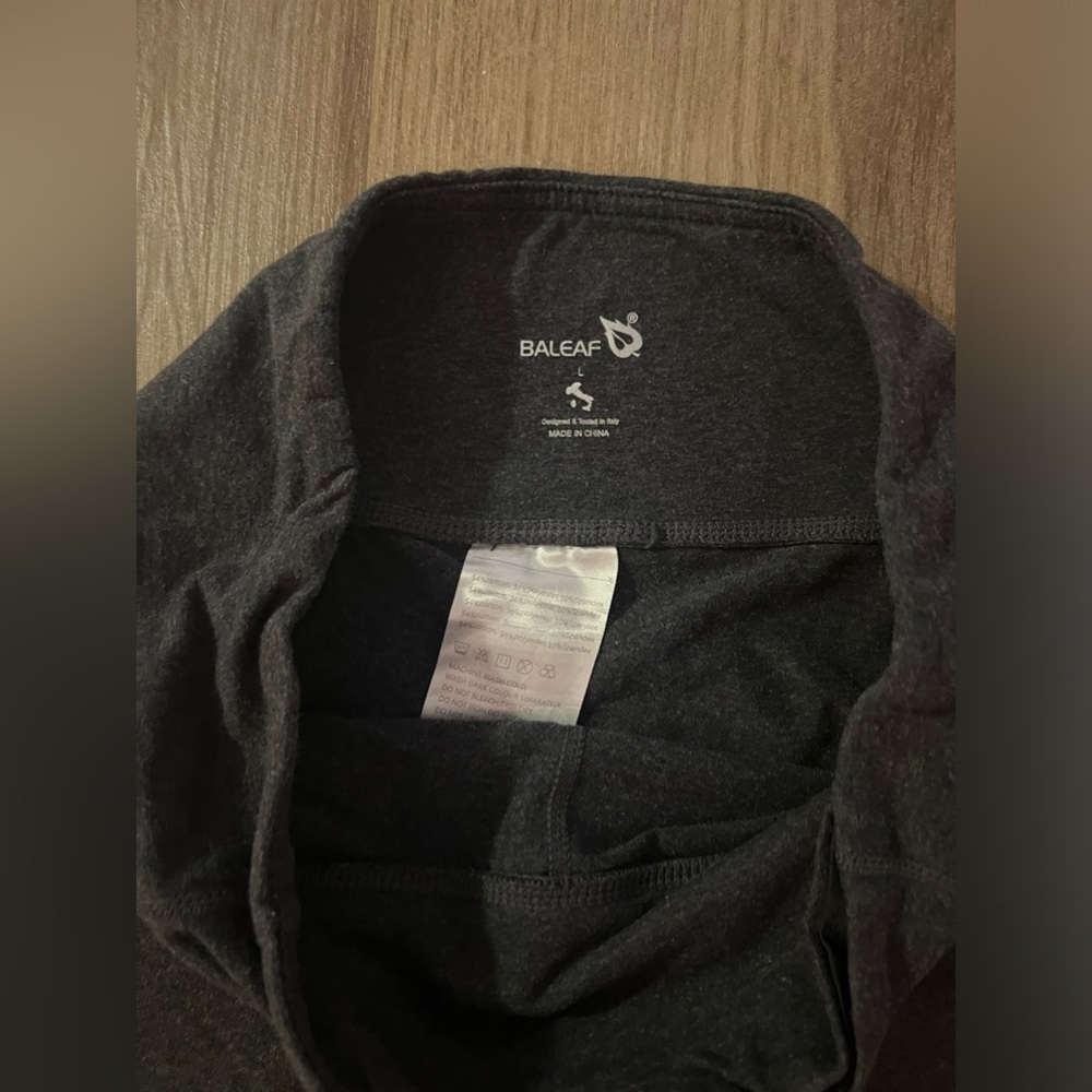 Baleaf Gray Athletic Knit Compression Shorts - image 2